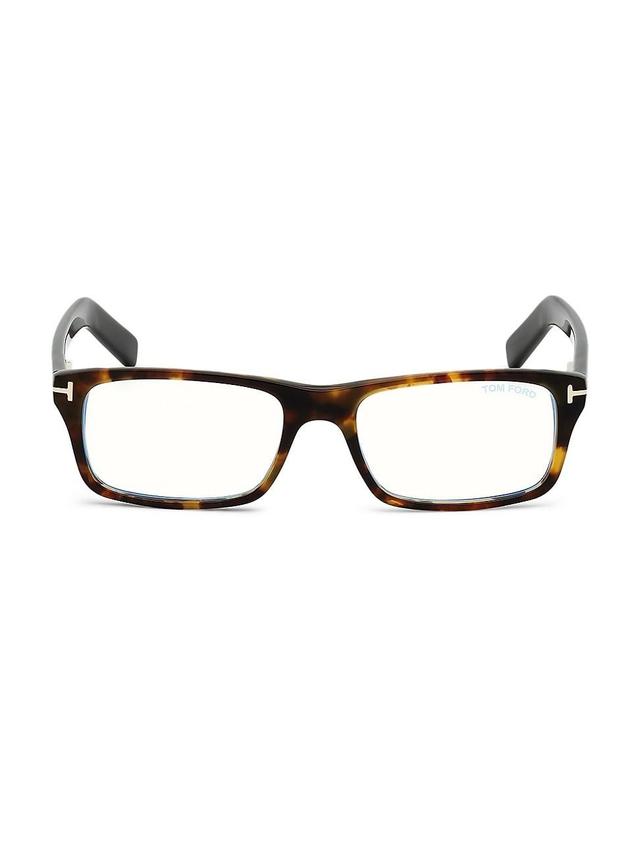 Mens 55MM Square Blue Block Optical Glasses Product Image