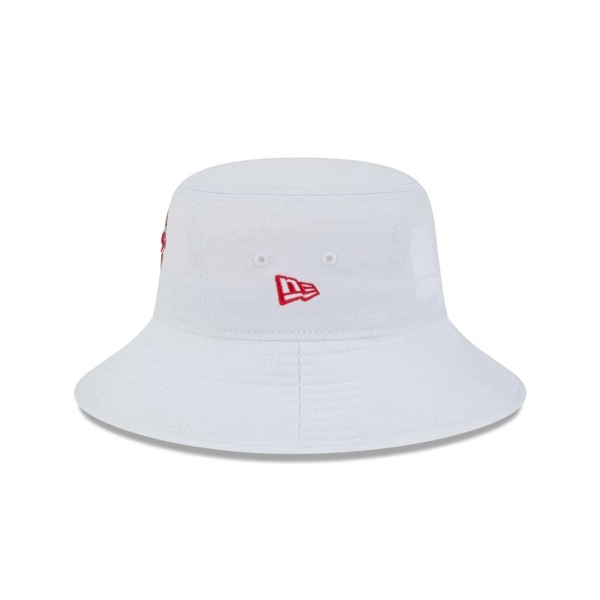 Indiana Fever Optic White Bucket Hat Male Product Image