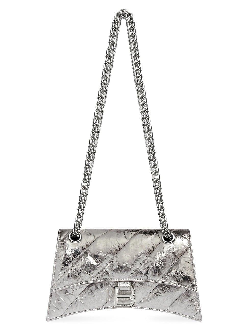 Womens Crush XS Chain Bag Metallized Quilted Product Image