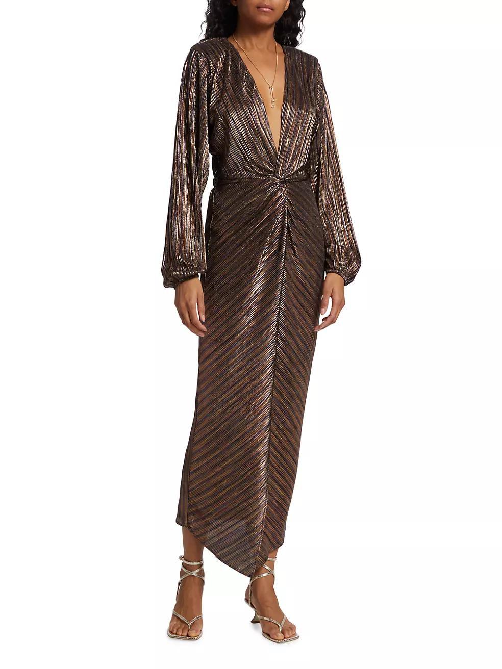 Sutton Metallic Maxi Dress Product Image