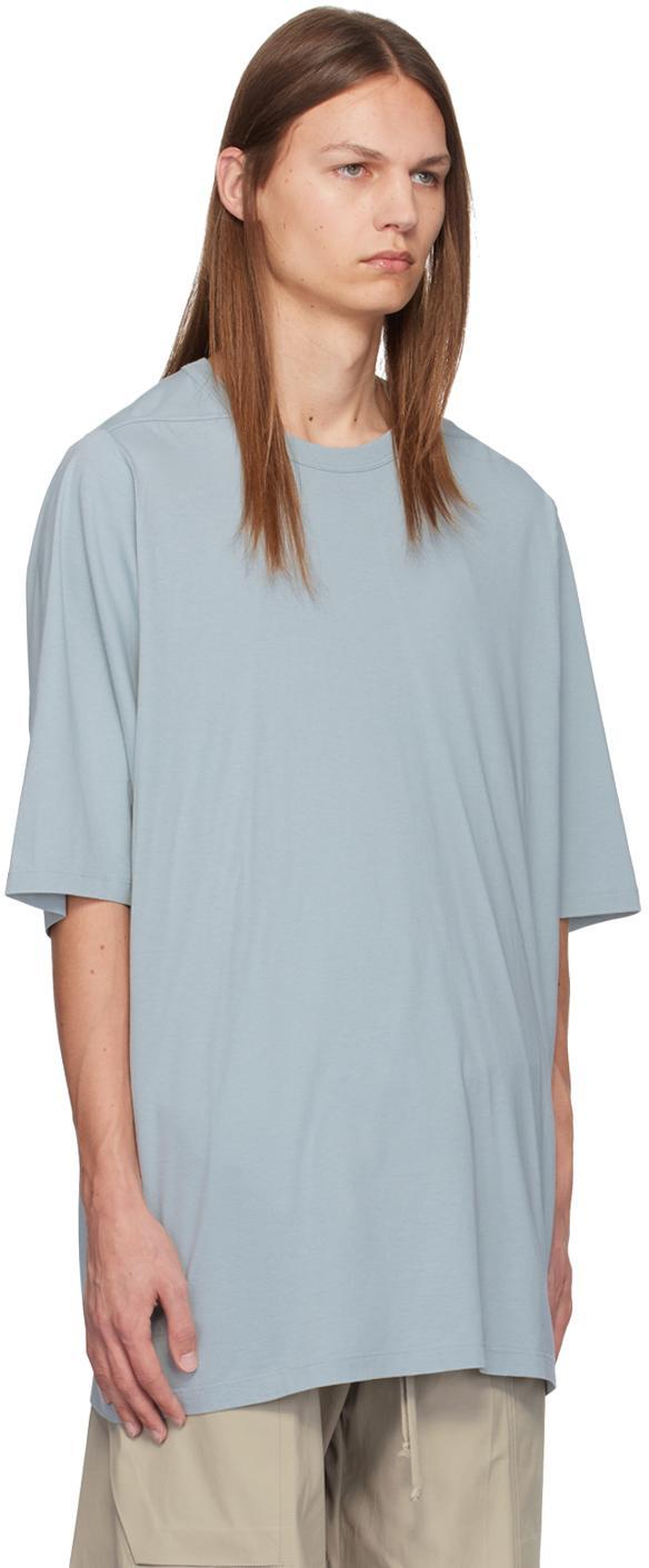 RICK OWENS Blue Porterville Jumbo T-shirt In 36 Pale Blue Product Image