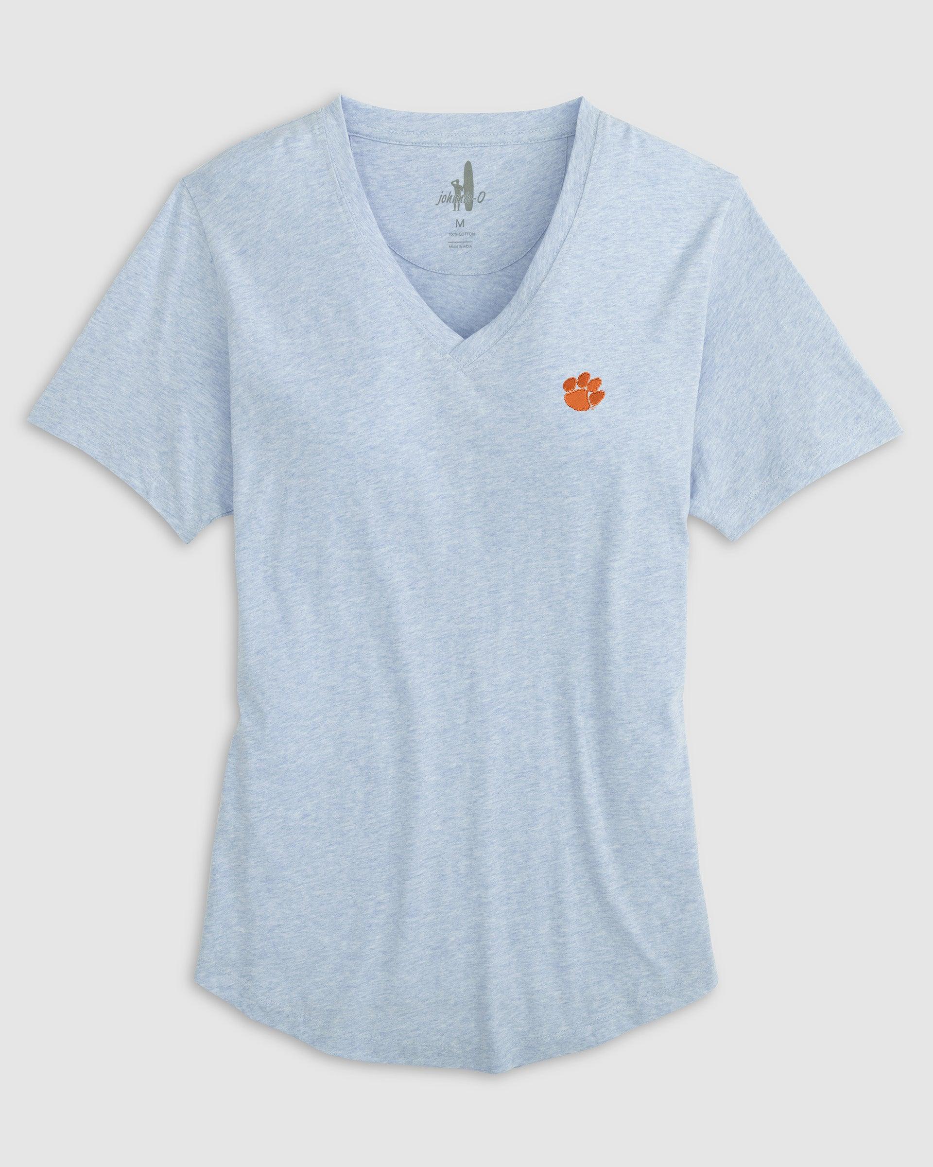 johnnie-O Tama Bay Rays Merediths V-Neck T-Shirt - Cooperstown Logo Product Image