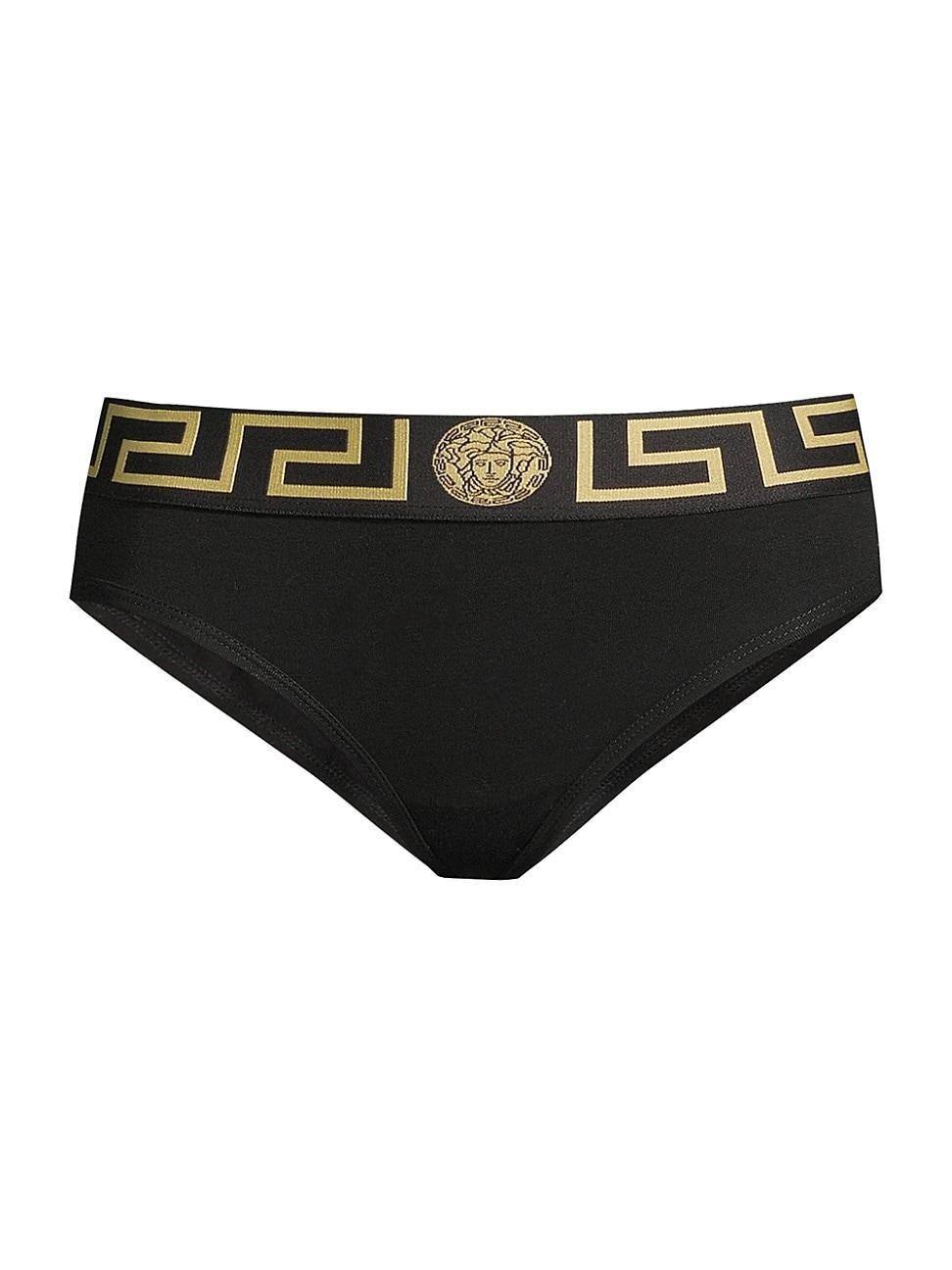 Womens Greek Key Bikini-Cut Panty Product Image