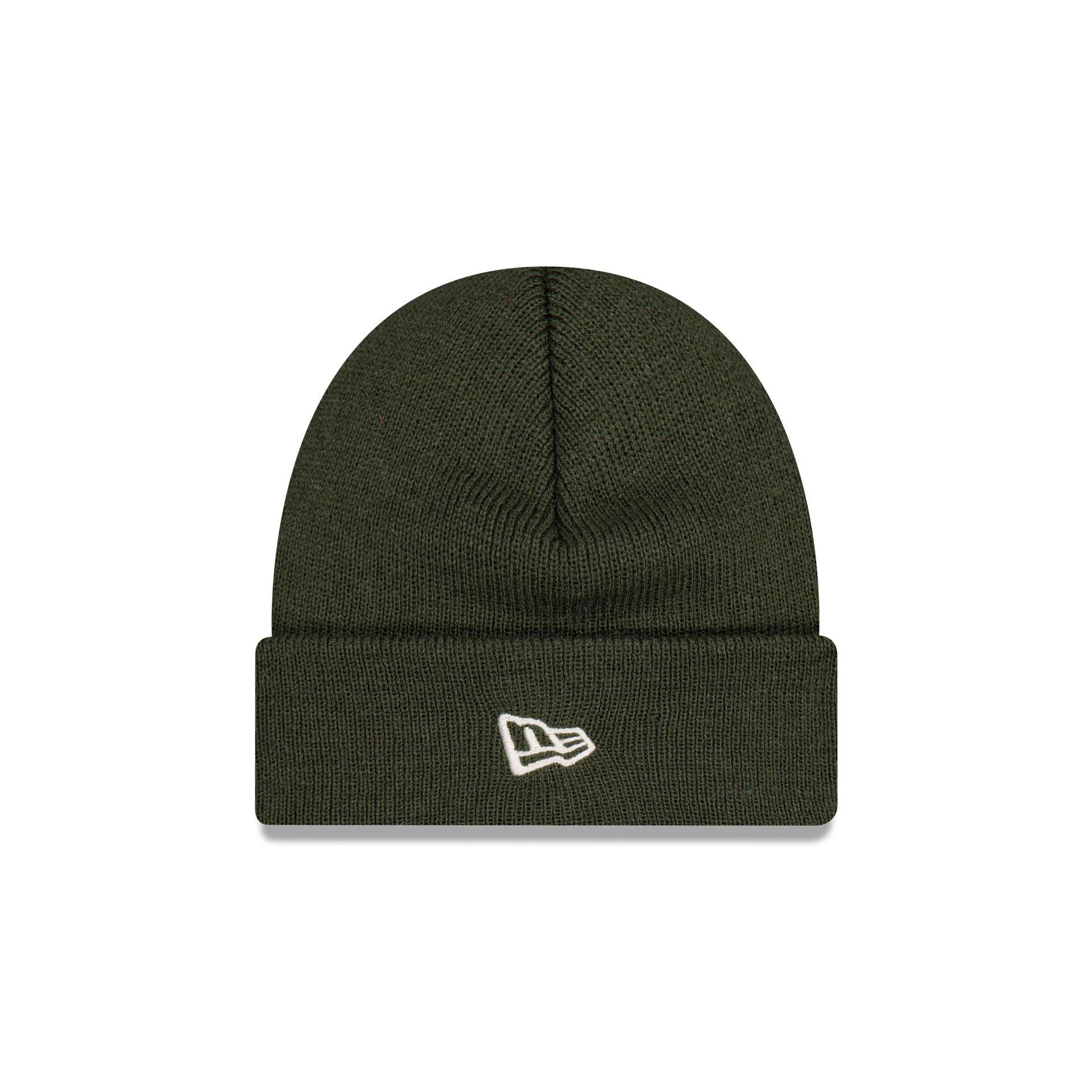 New Era Olive Short Cuff Knit Beanie Male Product Image