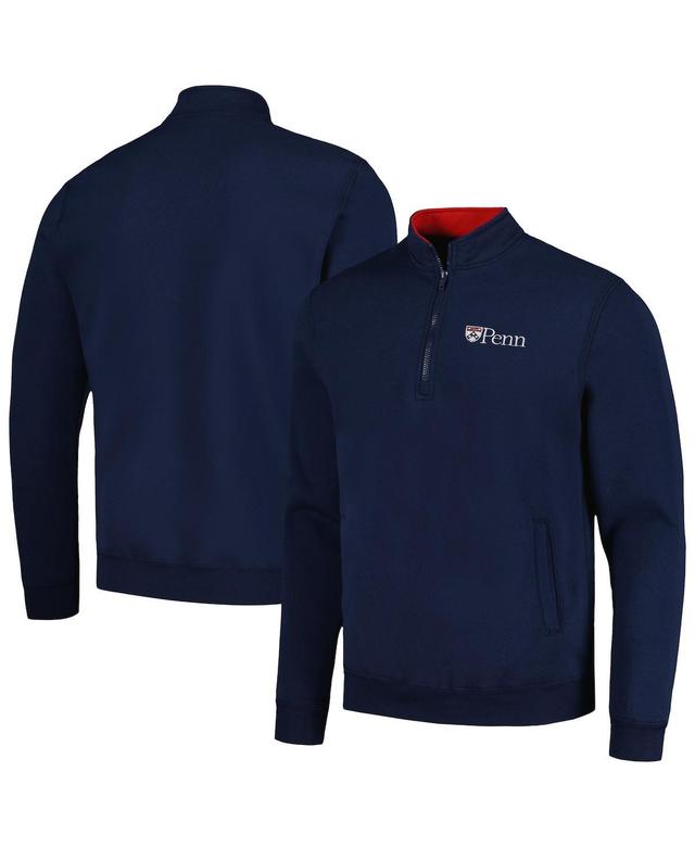 Mens Colosseum Navy Pennsylvania Quakers Tortugas Quarter-Zip Sweatshirt Product Image