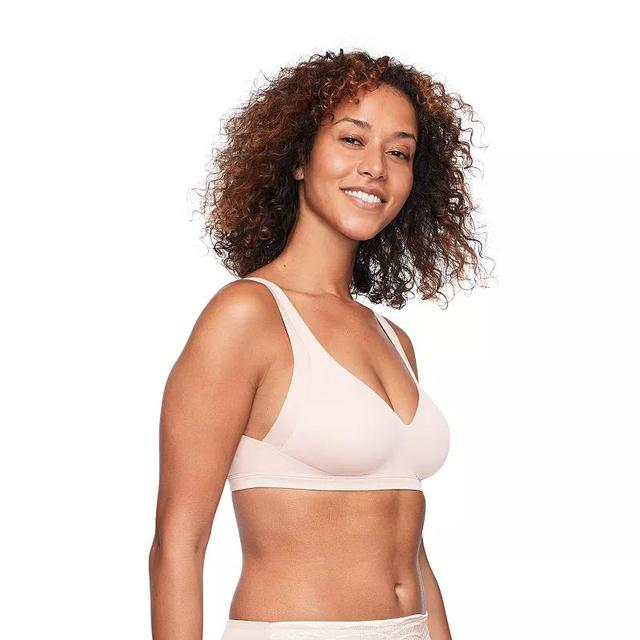 Warners No Side Effects Underarm and Back-Smoothing Comfort Wireless Lightly Lined T-Shirt Bra RA2231A Product Image