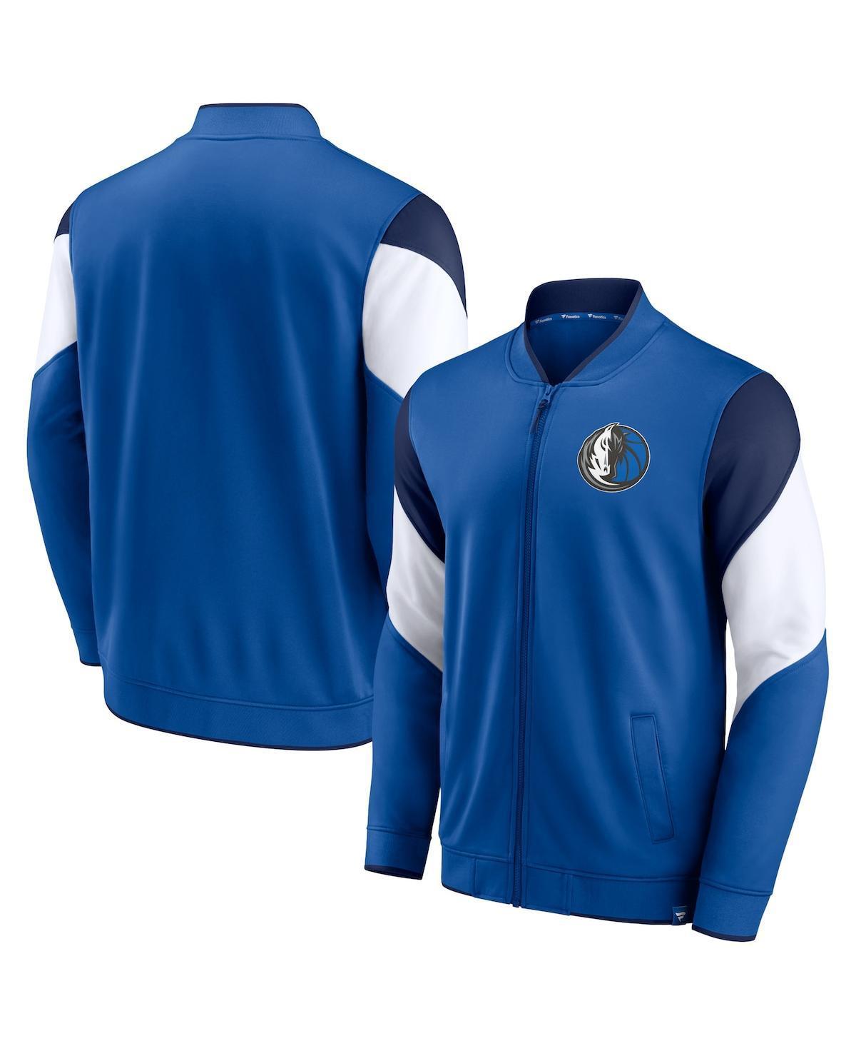 Mens Fanatics Branded /Navy Dallas Mavericks League Best Performance Full-Zip Jacket Product Image