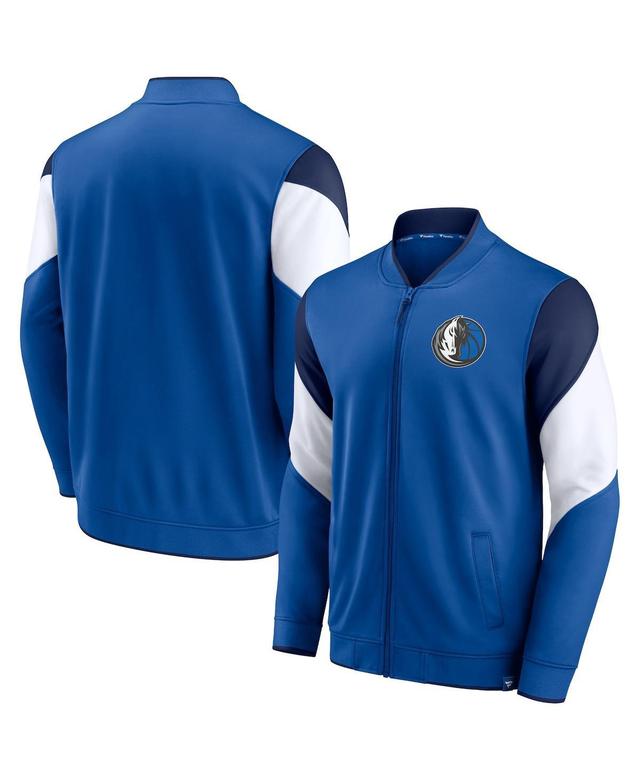 Mens Fanatics Branded /Navy Dallas Mavericks League Best Performance Full-Zip Jacket Product Image