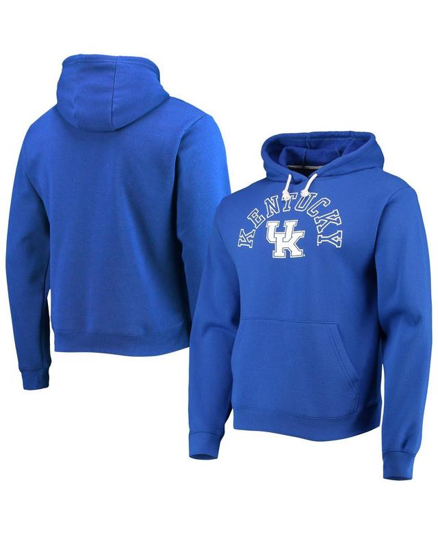 Mens League Collegiate Wear Royal Kentucky Wildcats Seal Neuvo Essential Fleece Pullover Hoodie Product Image