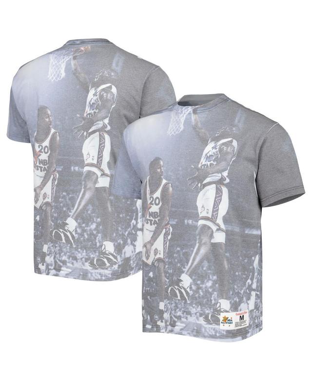 Mens Mitchell & Ness Seattle SuperSonics Above the Rim Graphic T-Shirt White Product Image