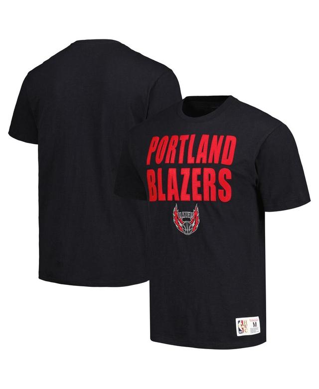 Mens Mitchell & Ness Portland Trail Blazers Hardwood Classics Legendary Slub T-Shirt Product Image