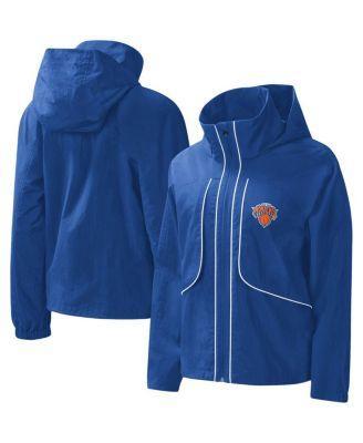 Women's Royal Golden State Warriors Last Shot Full-Zip Hoodie Jacket Product Image