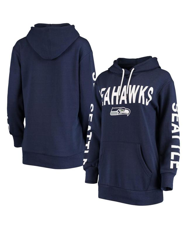 Womens G-III 4Her by Carl Banks College Seattle Seahawks Extra Point Pullover Hoodie Blue Product Image