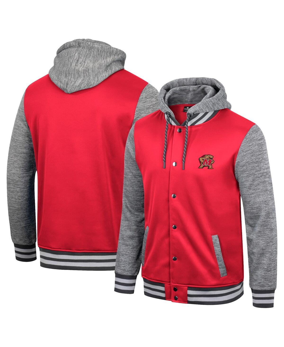 Mens Colosseum Maryland Terrapins Robinson Hoodie Full-Snap Jacket Product Image