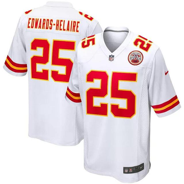 Mens Nike Clyde Edwards-Helaire Kansas City Chiefs Game Jersey Product Image