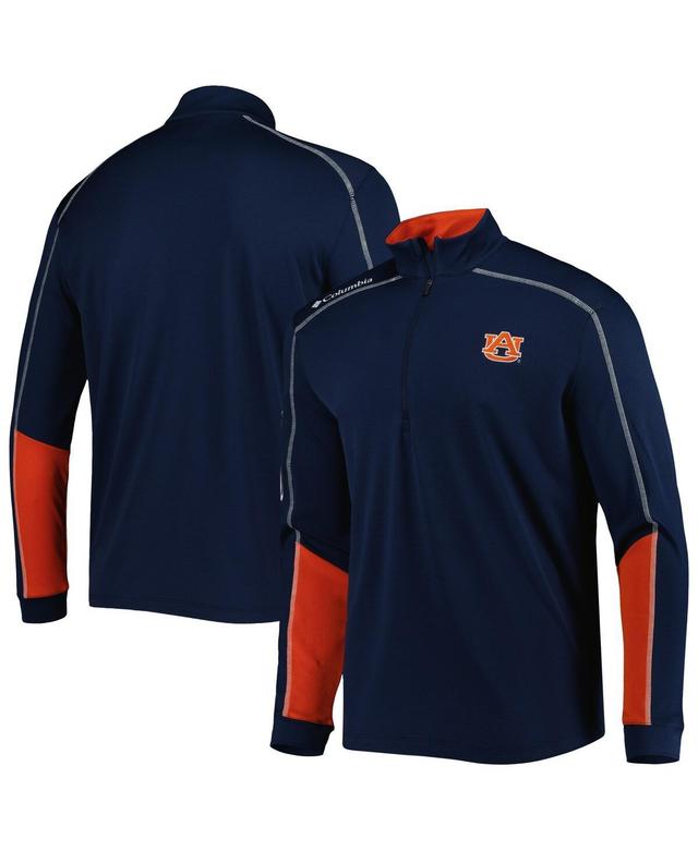 Mens Columbia Auburn Tigers Shotgun 2.0 Omni-Wick Quarter-Zip Jacket Blue Product Image