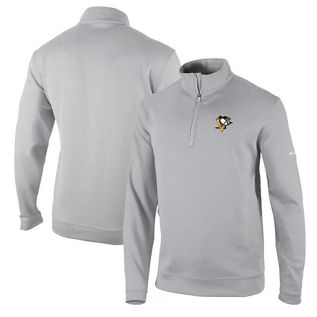 Mens Columbia Gray Pittsburgh Penguins Wickham Hills Omni-Wick Quarter-Zip Jacket Product Image