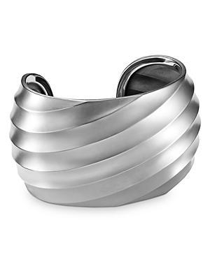 Womens Cable Edge Bracelet In Sterling Silver Product Image