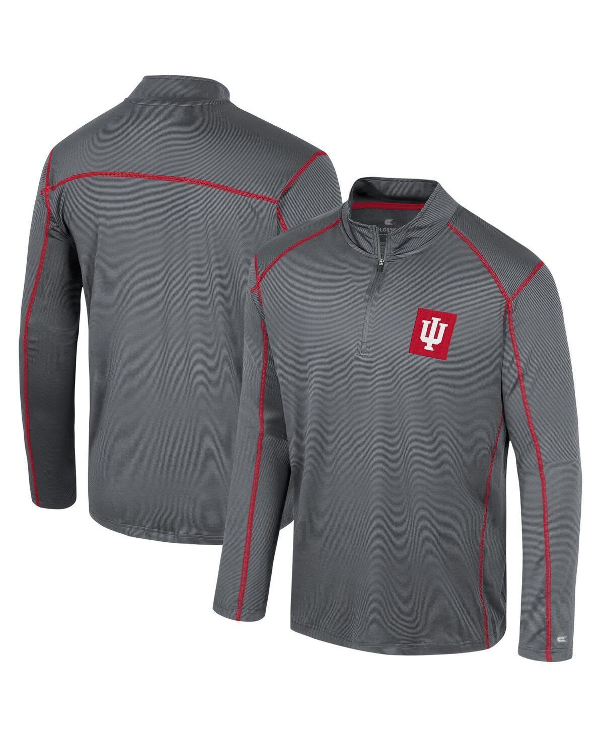 Mens Colosseum Indiana Hoosiers Cameron Quarter-Zip Windshirt Product Image