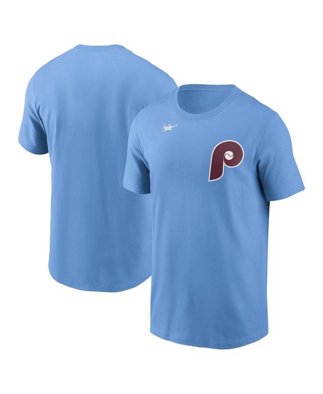 Nike Mens Light Blue Kansas City Royals Cooperstown Collection Team Logo T-Shirt Product Image