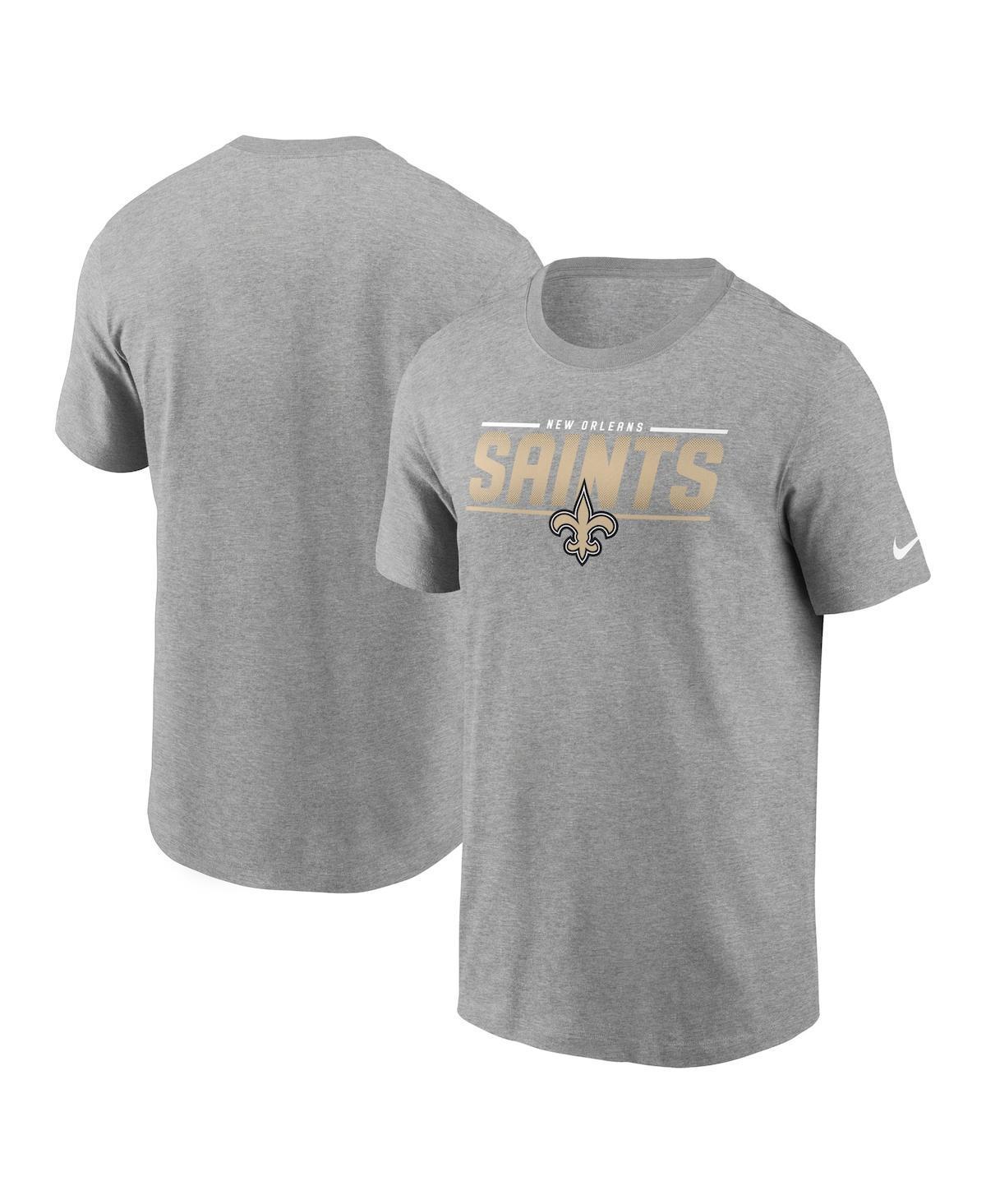 Mens Nike Heathered Gray New Orleans Saints Muscle T-Shirt Product Image