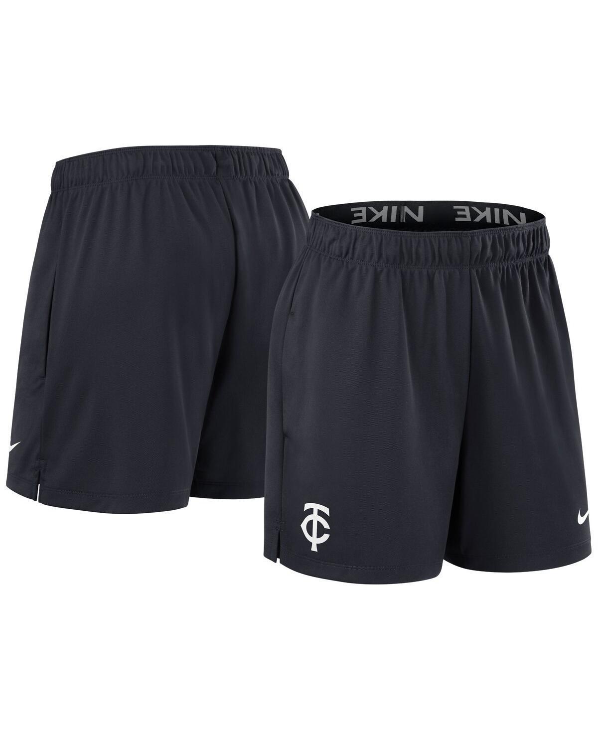 Nike Womens Navy Minnesota Twins Authentic Collection Knit Shorts Product Image