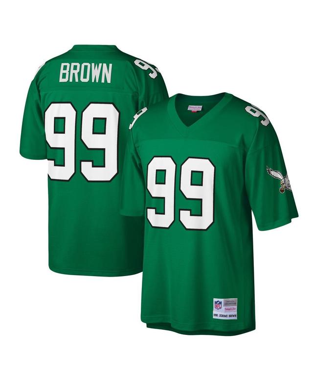 Mens Mitchell & Ness Jerome Brown Kelly Green Philadelphia Eagles Legacy Replica Jersey - Kelly Green Product Image