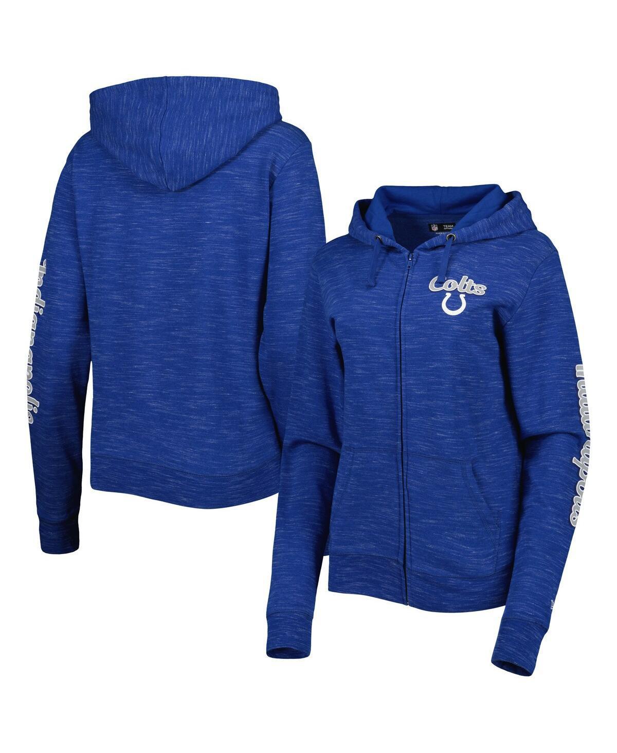 Womens New Era Royal Indianapolis Colts Reverse Full-Zip Hoodie Product Image