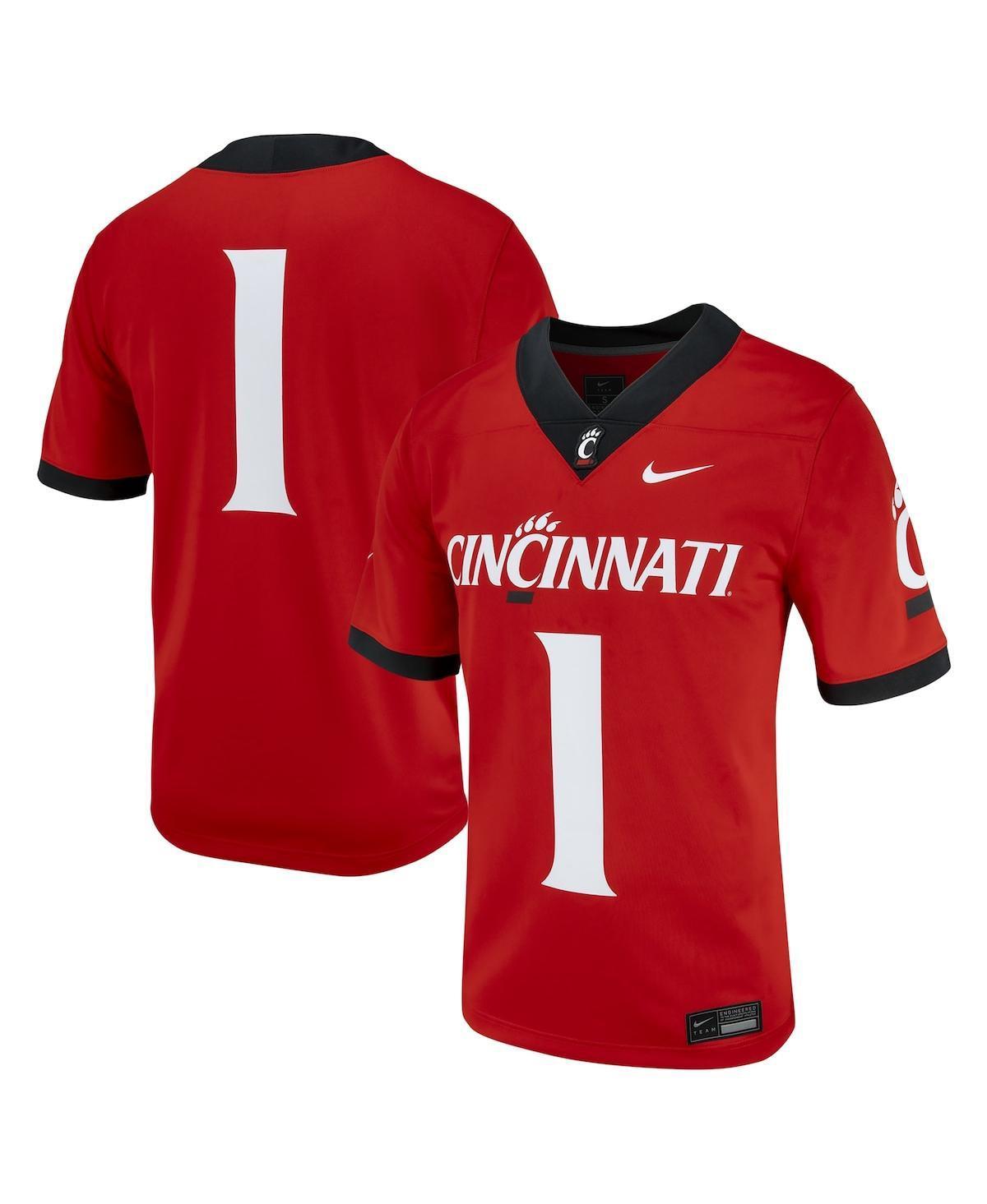 Mens Nike #1 Red Cincinnati Bearcats Untouchable Football Jersey - Red Product Image