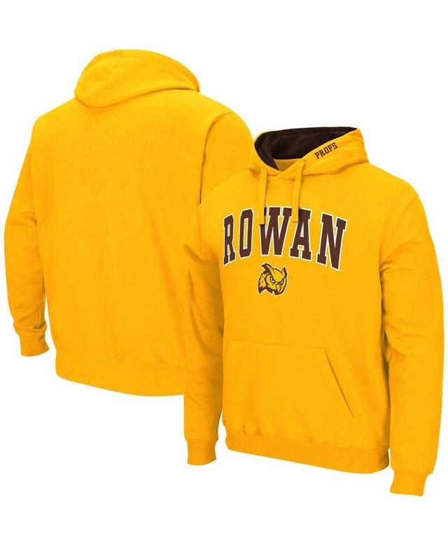 Mens Colosseum Gold Rowan Profs Arch & Logo Pullover Hoodie Product Image