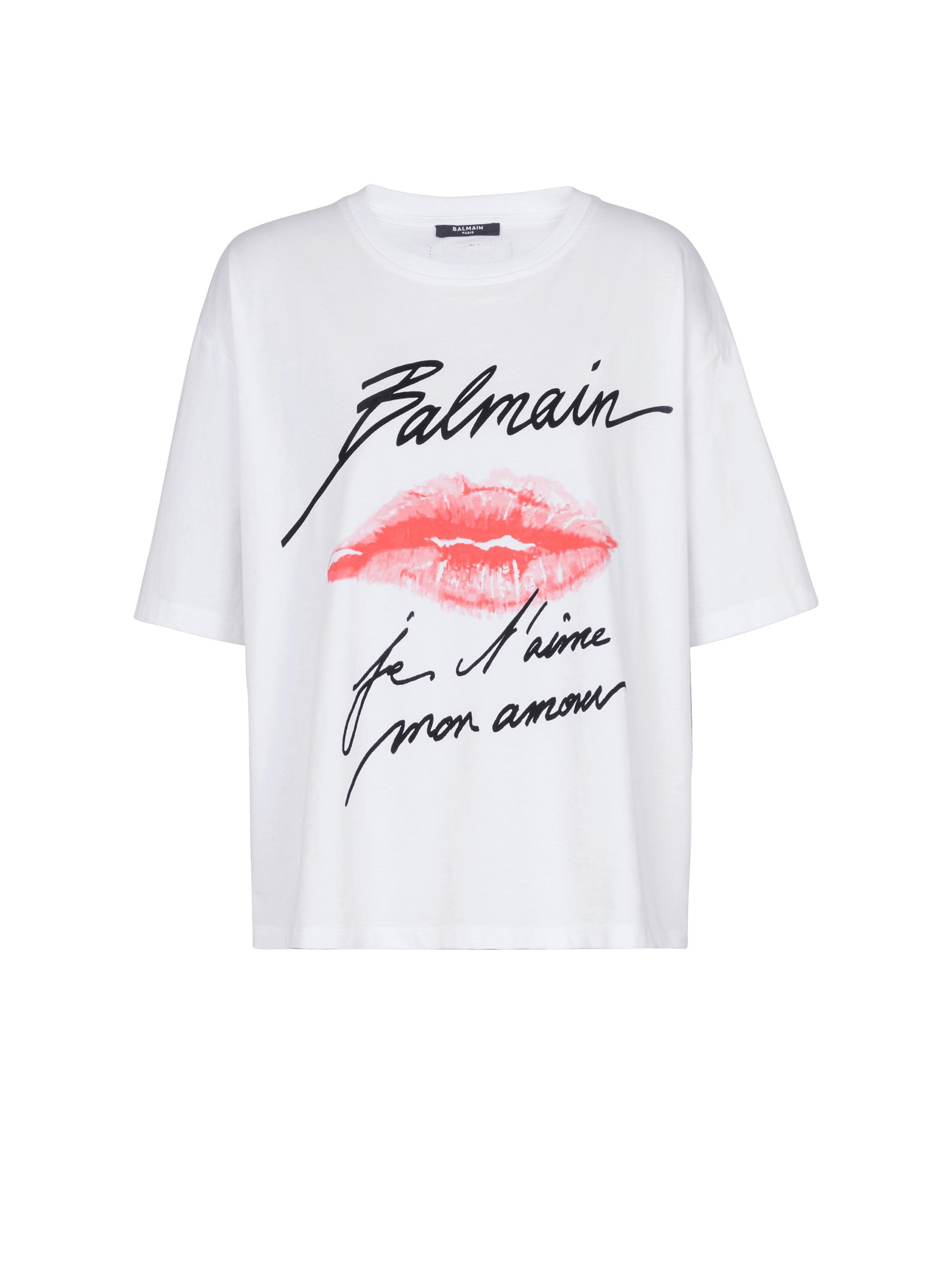 Short-sleeved T-shirt with Kiss print product image