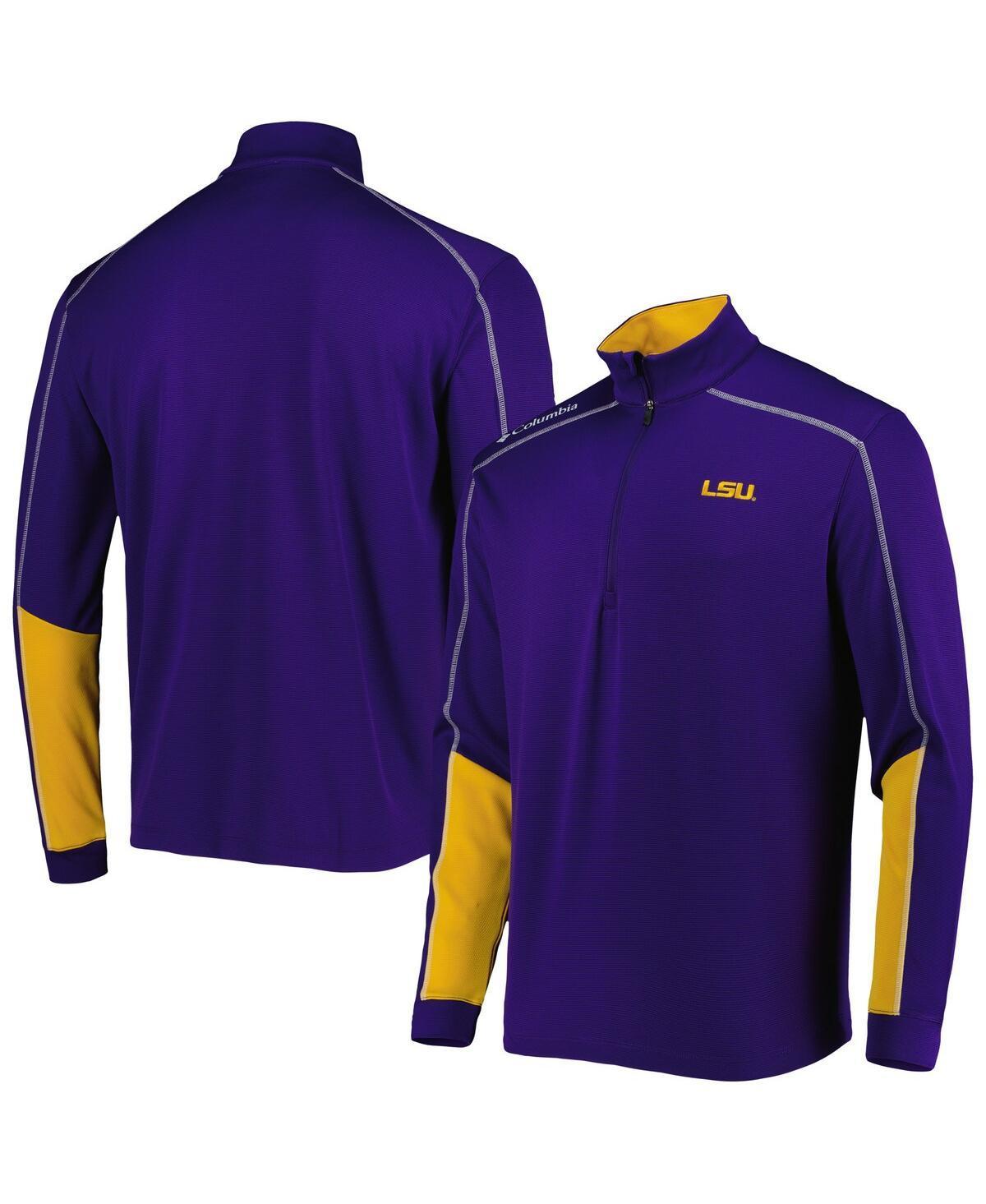 Mens Columbia LSU Tigers Shotgun 2.0 Omni-Wick Quarter-Zip Jacket Product Image