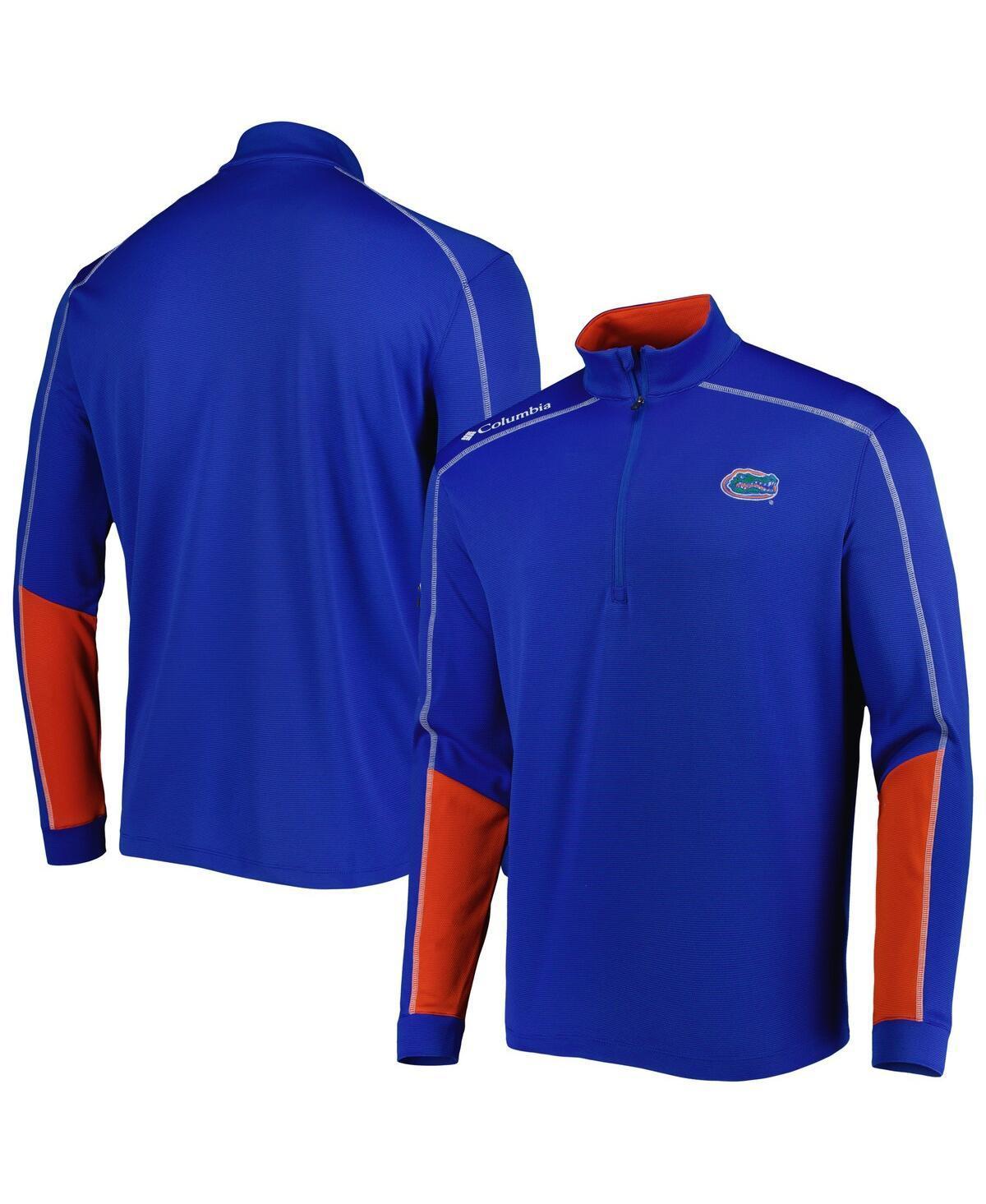 Mens Columbia Royal Florida Gators Shotgun 2.0 Omni-Wick Quarter-Zip Jacket Product Image