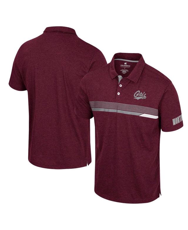 Mens Colosseum Maroon Montana Grizzlies No Problemo Polo Shirt Product Image