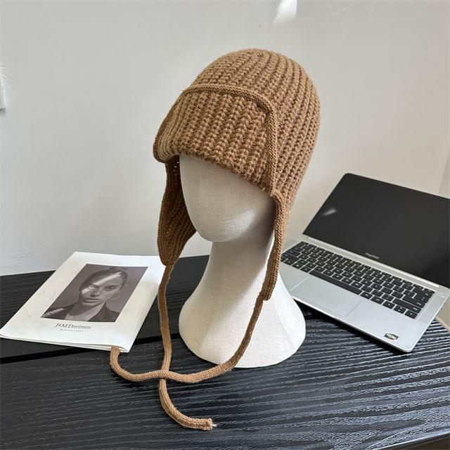 Plain Earflap Hat Product Image