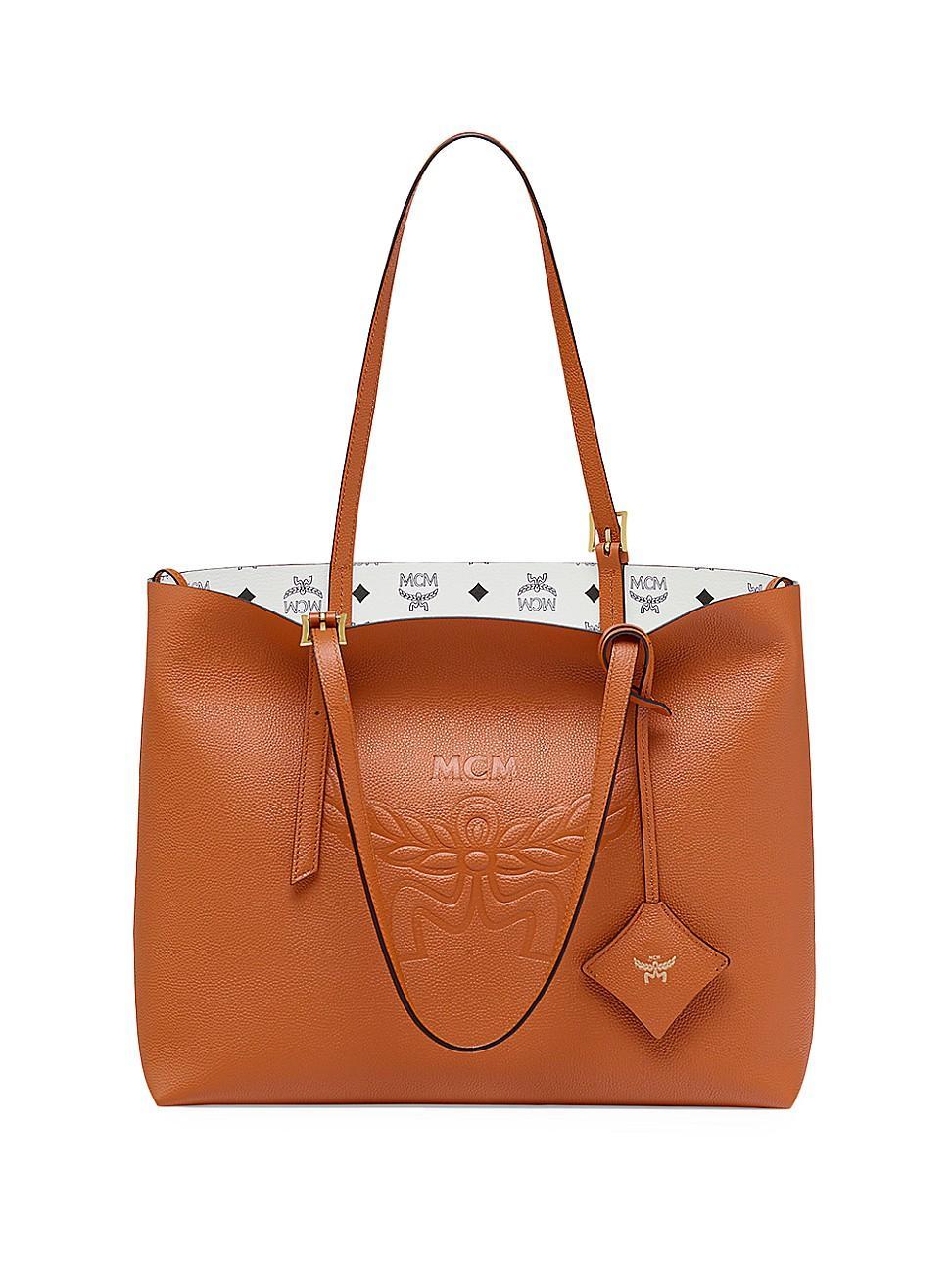 Womens Himmel Medium Leather Shopper Bag Product Image