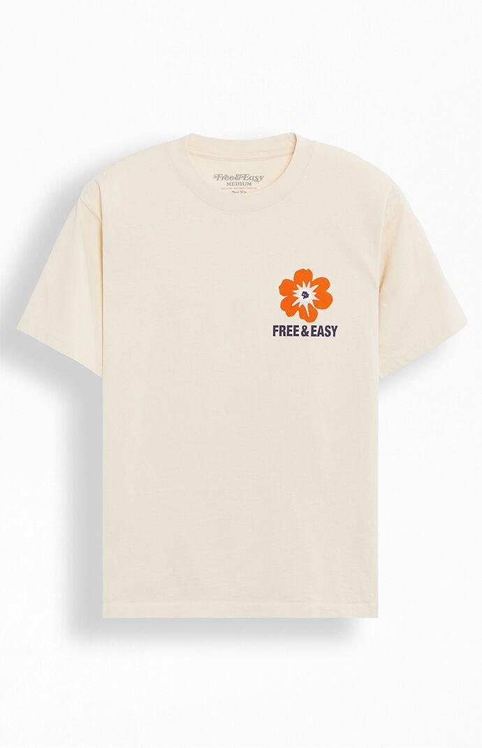 Free & Easy Men's Floral T-Shirt Product Image