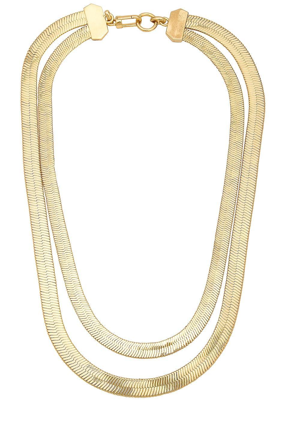 Demarson Lisa Necklace in Metallic Gold Product Image