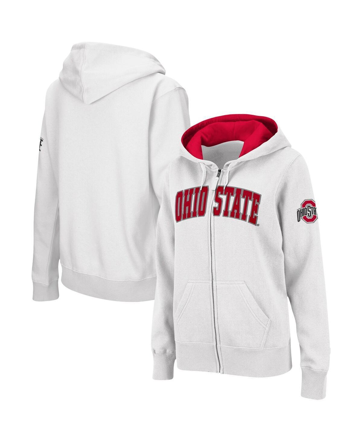 Womens Ohio State Buckeyes Arched Name Full-Zip Hoodie Product Image