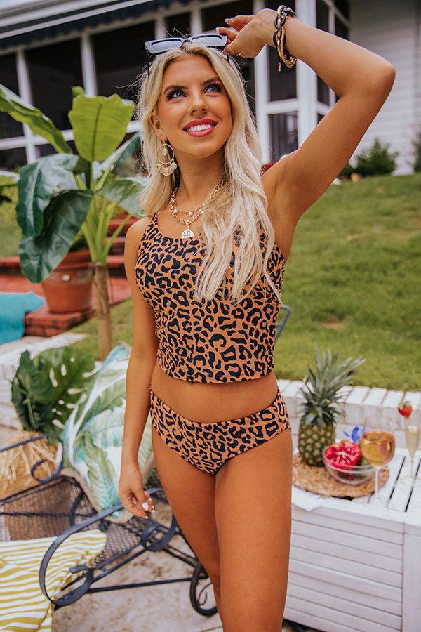 Tikis Please Leopard Tankini Product Image