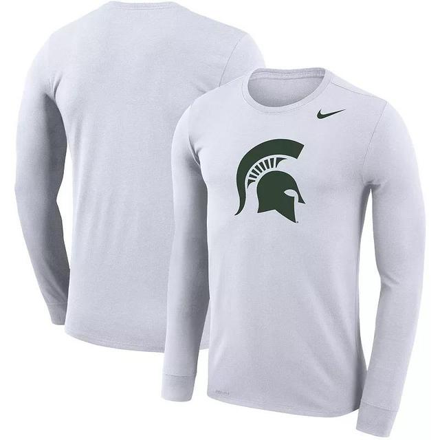 Mens Nike Michigan State Spartans School Logo Legend Performance Long Sleeve T-Shirt Product Image