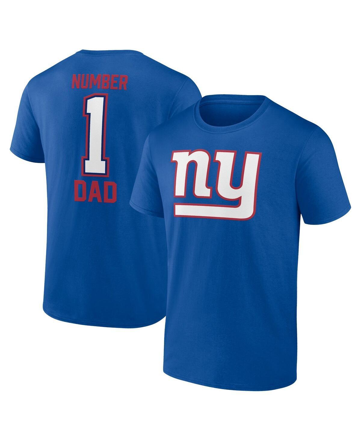 Fanatics Mens Royal New York Giants 1 Dad T-Shirt Product Image