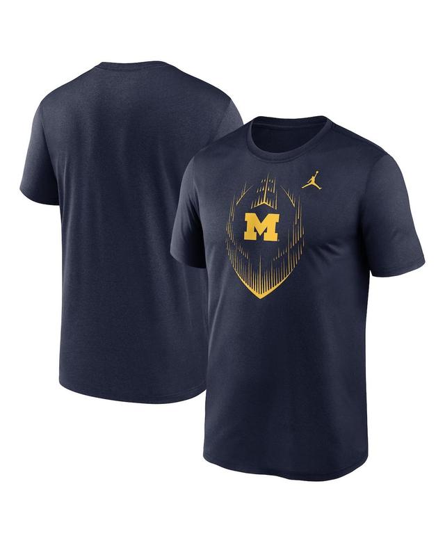 Jordan Mens Navy Michigan Wolverines Primetime Legend Icon Performance T-Shirt Product Image