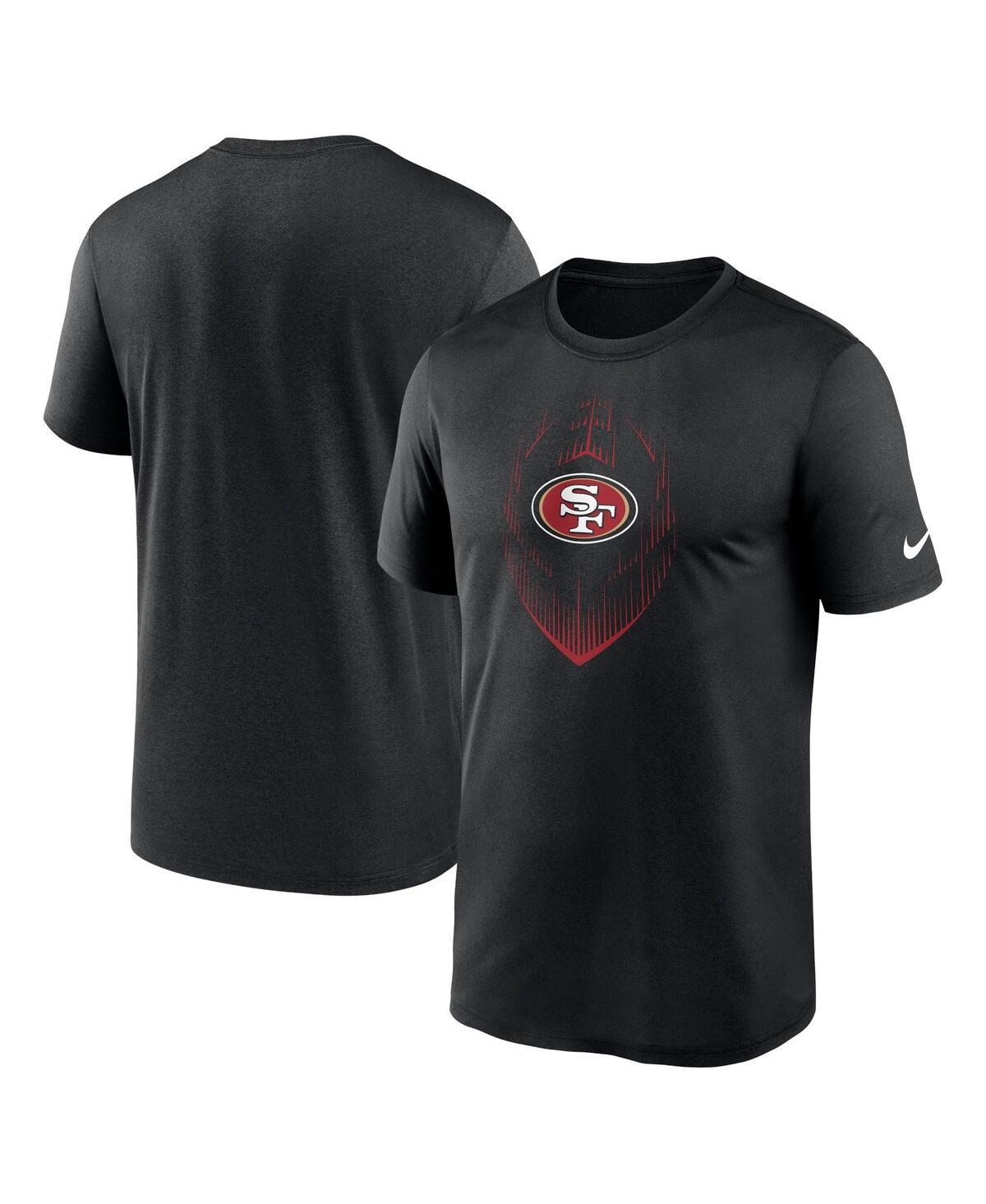 Mens Nike Black New Orleans Saints Horizontal Lockup Legend T-shirt Product Image