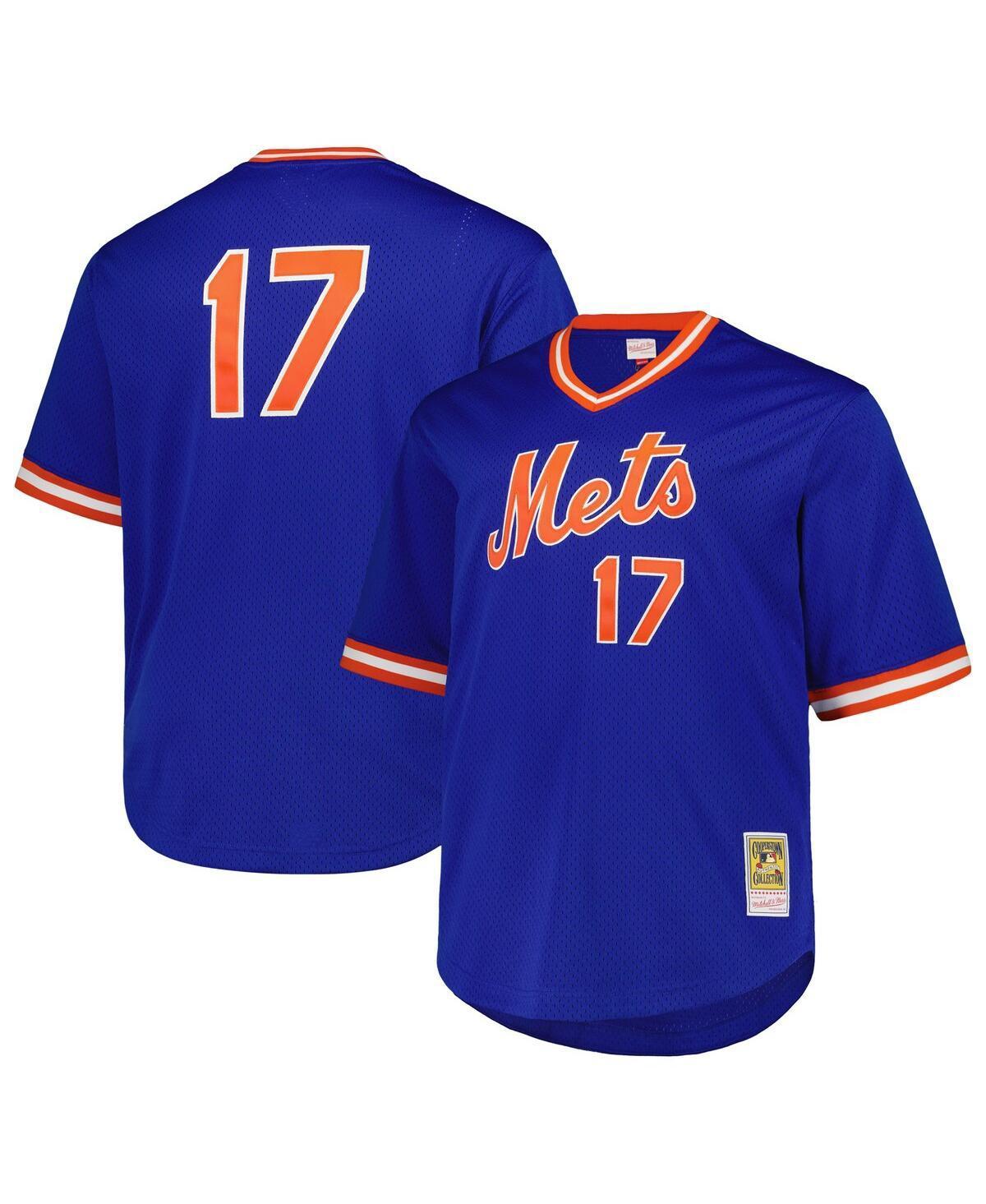 Mens Mitchell & Ness Keith Hernandez Royal New York Mets 1986 Cooperstown Collection Mesh Pullover Jersey Product Image