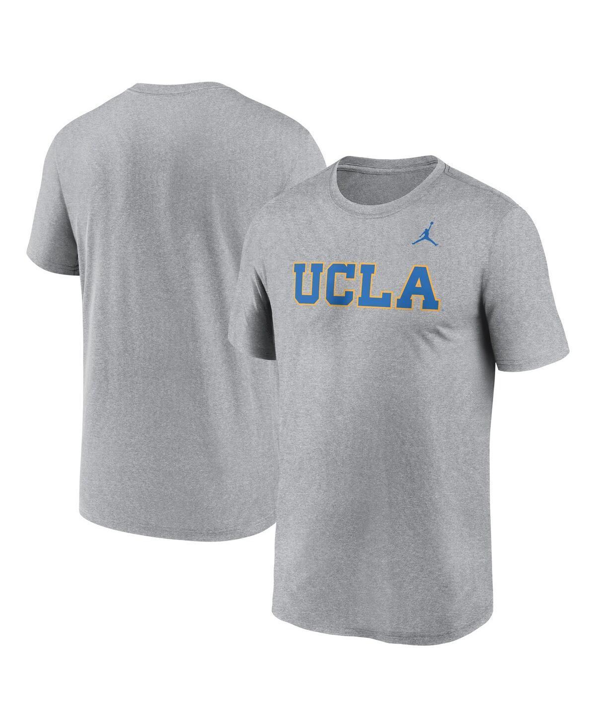 Jordan Mens Heather Gray Ucla Bruins Primetime Legend Wordmark T-Shirt Product Image