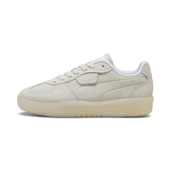 PUMA Palermo Moda Elevated Women's Sneakers in Vapor Grey/Warm White Product Image