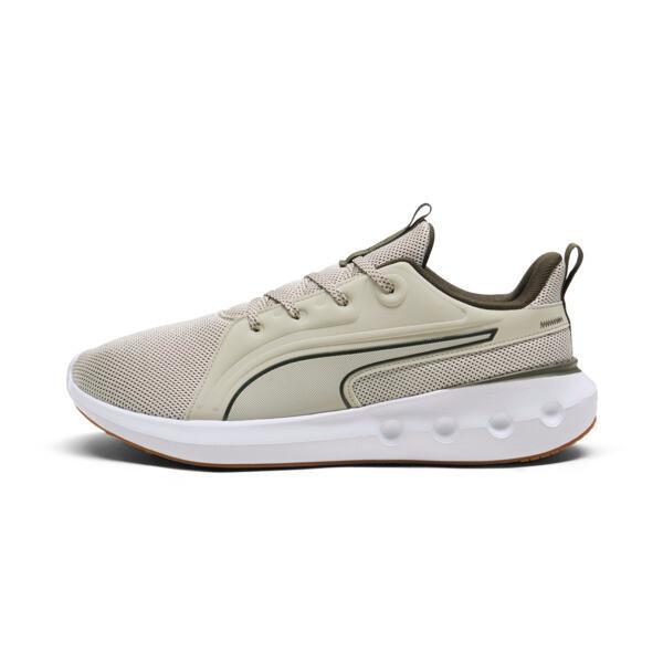 PUMA SOFTRIDE Carson ML Men's Running Shoes in Desert Dust/Dark Olive Product Image