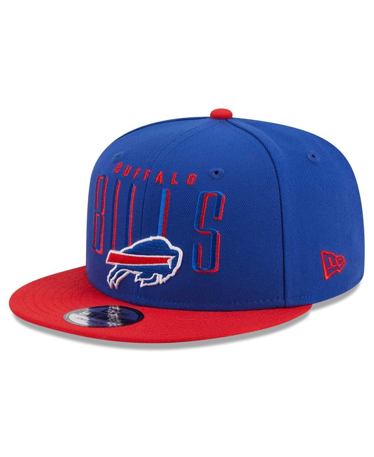 Mens New Era Royal/Red Buffalo Bills Headline 9FIFTY Snapback Hat Product Image