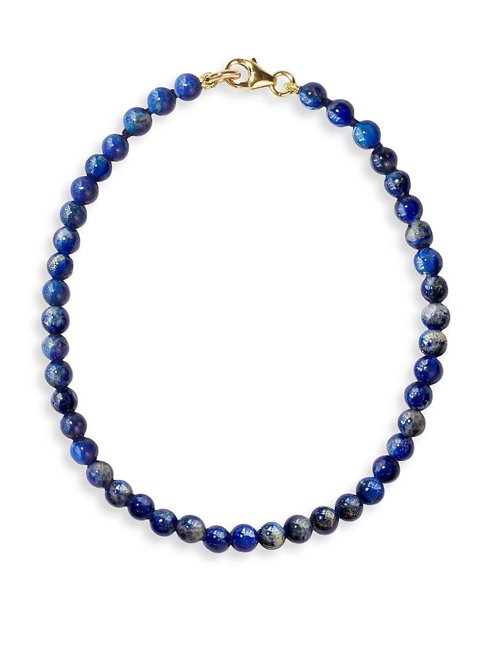 Womens Paradis Micro 9K Gold & Lapis Bracelet Product Image